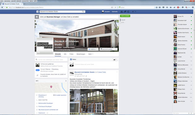 Newadon Facebook Bauwerk
